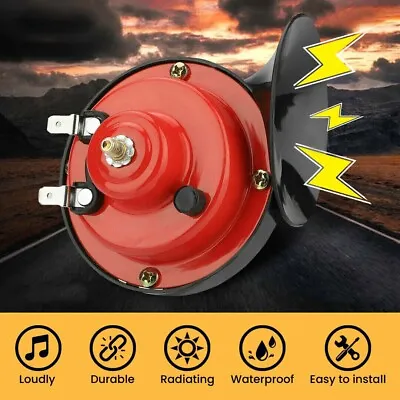 12V 300DB Super Loud Train Horn Waterproof Motorcycle Car Truck SUV Boat Red • $4.50