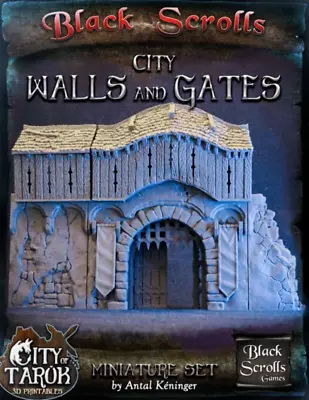 Walls And Gate Terrain Dungeons And Dragons Warhammer AOS KOW Mordheim Malifaux • $9