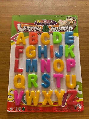 £2.85 • Buy Magnetic Letters Numbers Fridge Magnet Kid Education Early Home Learning School 