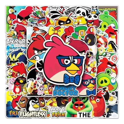 $6.99 • Buy  Angry Birds  50pcs Deco Stickers Gift Pack Cute Cartoon Comic Game Vinyl Decals