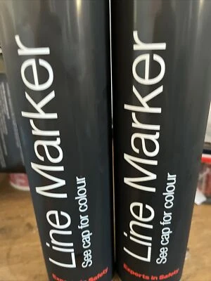 £15.99 • Buy Red Line Marker 750ml Aerosol Spray Paint Car Park Sports Field Road Highway X 2