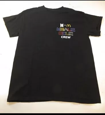 BTS X McDonalds Authentic Crew T-shirt Size Large *RARE* • $10