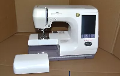 Janome Memory Craft 10000 Computerized Sewing Embroidery Machine And Books • $1079.10