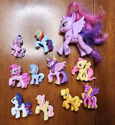 Lot Of 11 Hasbro My Little Pony Figures • $16