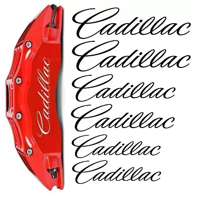 Cadillac Brake Caliper Decal Escalade SUV CTS Car Window Vinyl Laptop Sticker • $15.99