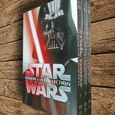 Star Wars Saga Season 1-9 DVD 15-Disc Complete Collection  1 Day Handling • $28.90
