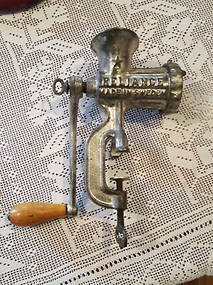 Vintage Husqvarna #5  Reliance Hand Mincer Grinder Sweden 1920's • $39.50