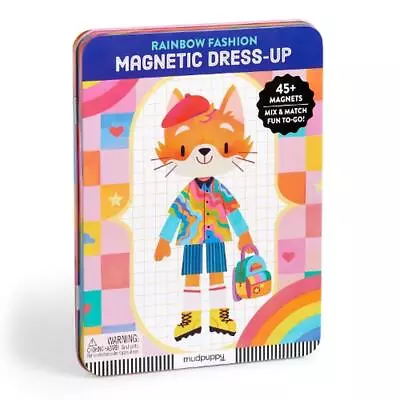 Rainbow Fashion Magnetic Dress-Up By Mudpuppy • $22.09