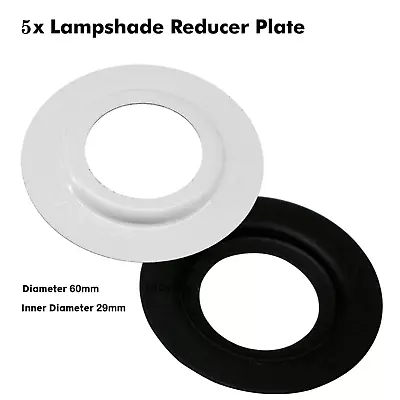 Lamp Shade Reducer Plate Lampshade Fitting Ring Washer Metal Adaptor Converter • £6.89