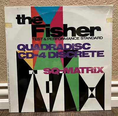 FISHER QUADRADISC Vinyl LP Test And Performance Standard SEALED • $17.99