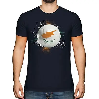 £10.95 • Buy Cyprus Football Mens T-shirt Tee Top Gift World Cup Sport