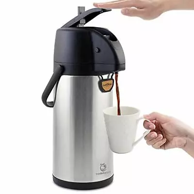 Airpot Coffee Carafe Thermal 3l102 Oz Insulated Stainless Steel Large Beverage	 • $46.61