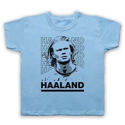 Haaland Man Football Norway Tournament City Tribute Kids Childs T-shirt • £16.99
