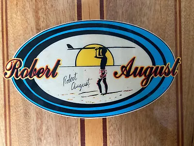 9'10  Robert August Hollow Wooden Surfboard Longboard VERY RARE! • $4500