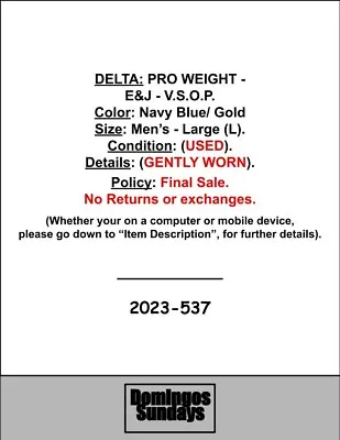 USED - E&J - V.S.O.P. DELTA PRO WEIGHT Sz XL Mobb Deep Vintage Rare NYC Japan LA • $40