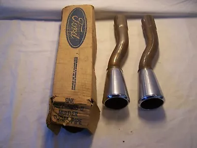 Ford Mustang GT Exhaust Tips C5ZZ-5255-C/D Left & Right Side In Great Condition • $399.66