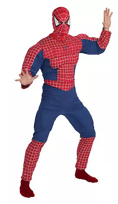 Spiderman Muscle Chest Adult Mens Costume Halloween Standard • $32.99