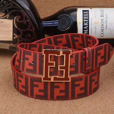 +Men's Fashion Simple Smooth Belt Multi Color Belt Retro Letter Belt++ • $23.50