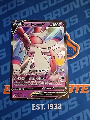 Pokemon TCG Jumbo Dark Sylveon V Black Star Promo SWSH134 Oversized Card Pokemon • $1.75