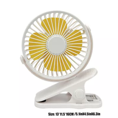 Mini USB Desk Clip On Fan Small Air Circulator Portable Cooling Camping Stroller • $9.99