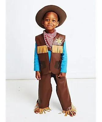 Early Learning Centre - Cowboy Dressing Up Costume Children's Outfit - 103865 • £15.99