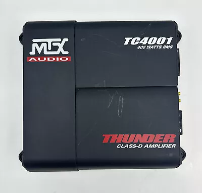 MTX Audio THUNDER TC4001  400 Watts RMS Class D Amplifier  Tested Works! • $99.99