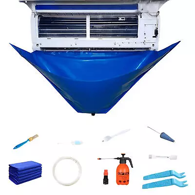 12PCS/SET Mini Split Air Conditioner Cleaning Cover Dust Washing Clean Kit • $76.99