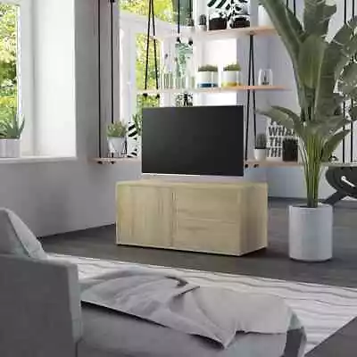 Modern Small TV Unit Cabinet Stand Coffee Table 2 Drawers Sideboard Corner Media • £67.49