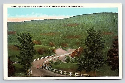 $3.55 • Buy MA Entrance Showing The Beautiful Berkshire Hills Mohawk Trail Old Postcard View