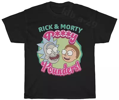 $19.99 • Buy Rick And Morty Pussy Pounders Funny Vintage T-Shirt S-5XL Men Women Unisex
