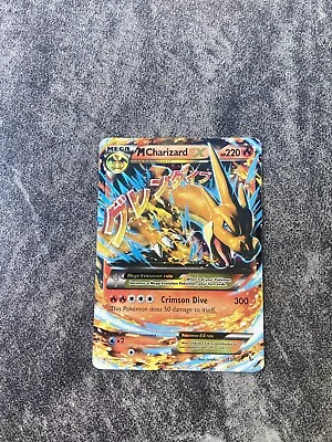 Pokemon TCG MEGA M Charizard EX 13/106 XY Flashfire Holo Ultra Rare Card. • $21.99