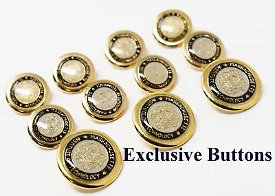 MIT Gold Metal Blazer Buttons Set  • $24.99