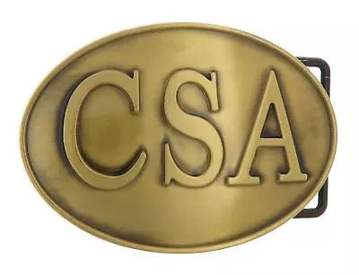 CSA Bronze Plated Metal Belt Buckle • $9.99