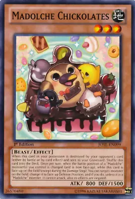 £0.99 • Buy Madolche Chickolates - JOTL-EN099 - Common - Unlimited Edition - YuGiOh