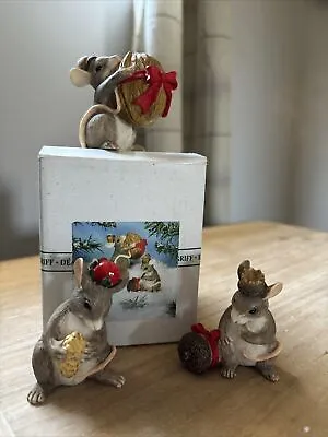 Charming Tails “Three Wise Mice” Figurine Set Of 3 Nativity Christmas Mice • $14.99