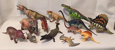 Bulk Lot Of Vintage Dinosaur Figures X 12 & Croc AAA MID Limited K & M FastChamp • $24.99