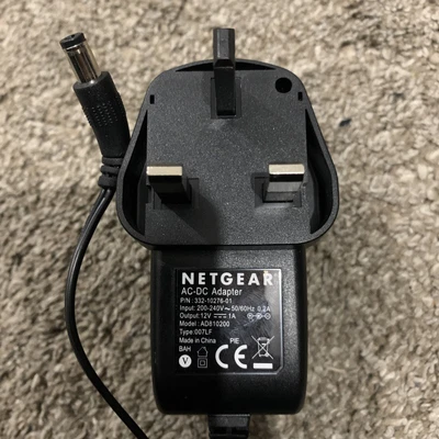 £10 • Buy Netgear 332-10545-01 AD810200 007-3LF UK Plug AC Power Adapter 12W 12V 1A