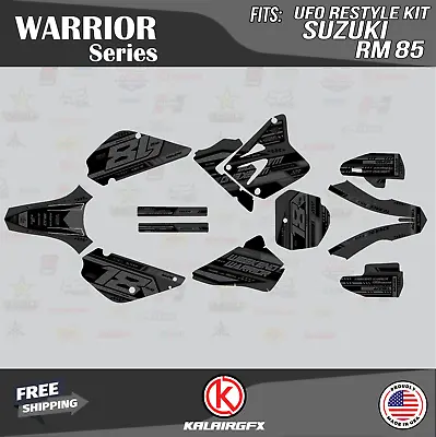 $129.99 • Buy Graphics Kit For Suzuki RM85 (2001-2023) UFO RESTYLE Warrior-Smoke