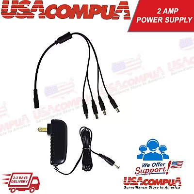 Q-See Night Owl Swanshikvision Camera Power Adapter With 4-Way Power Splitter • $16.99