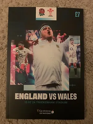 2024 England Vs Wales Programme: Rugby Union: 6 Nations • £2.99