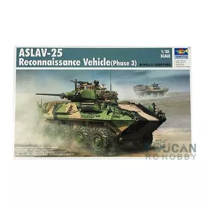 1/35 Scale Trumpeter ASLAV-25 Reconnaissance Armored Vehicle Tank 00392 Model • $44.97