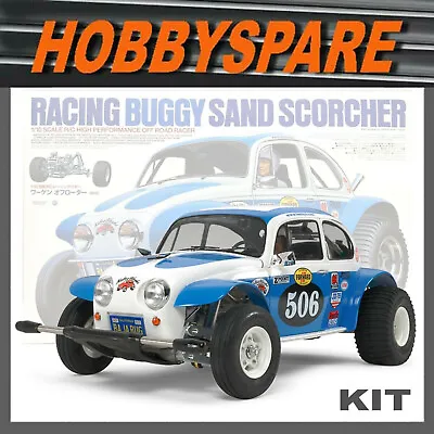 New Tamiya 1:10 Sand Scorcher Off Road Vw Buggy 2010 Retro Rc Kit 58452 • $507.98