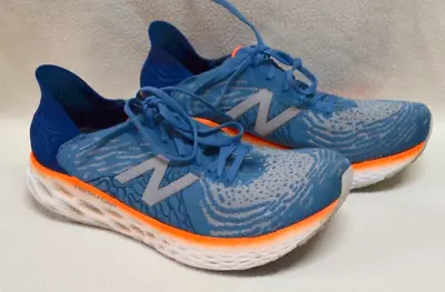 New Balance Mens Fresh Foam 1080v10 Blue/Orange/White Sneakers Size 10 (2E) • $29.95