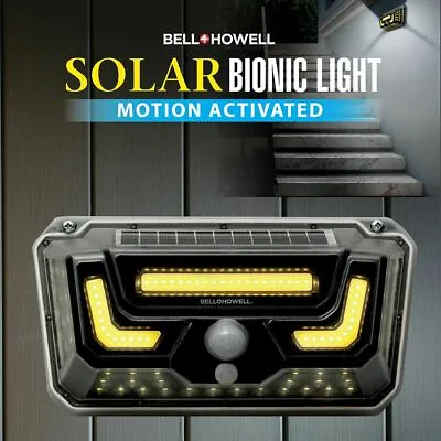 Bell + Howell Solar Bionic Outdoor Light Motion Sensor Wall Light With 2 Modes • $29.99