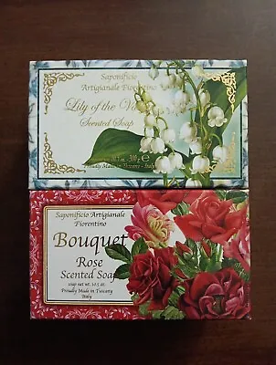 Saponificio Artigianale Fiorentino Soap Bars 1) Lily Of The Valley 1) Bouquet... • £23.65