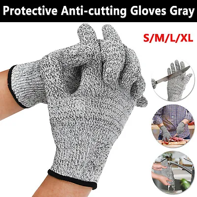 Cut Proof Stab Resistant Butcher Gloves Safety Stainless Steel Wire Metal Mesh • £4.89