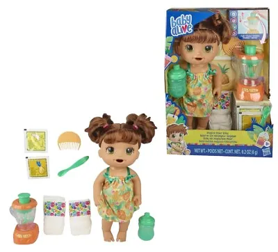 Baby Alive Magical Mixer Baby Doll Berry Shake With Blender Accessories. Ages 3+ • $78.63