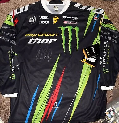 Ryan VILLOPOTO Signed Thor Monster Jersey - JSA COA - Large - Carmichael Dungey • $269.99