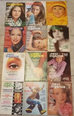 THE New Ingenue Magazine 1973 All 12 Issues • $349.99