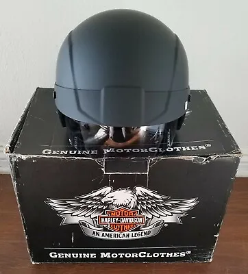 Harley-Davidson Men's Cross Roads Half Helmet W/ Sun Shield 98282-14VM Sz Small • $99.99